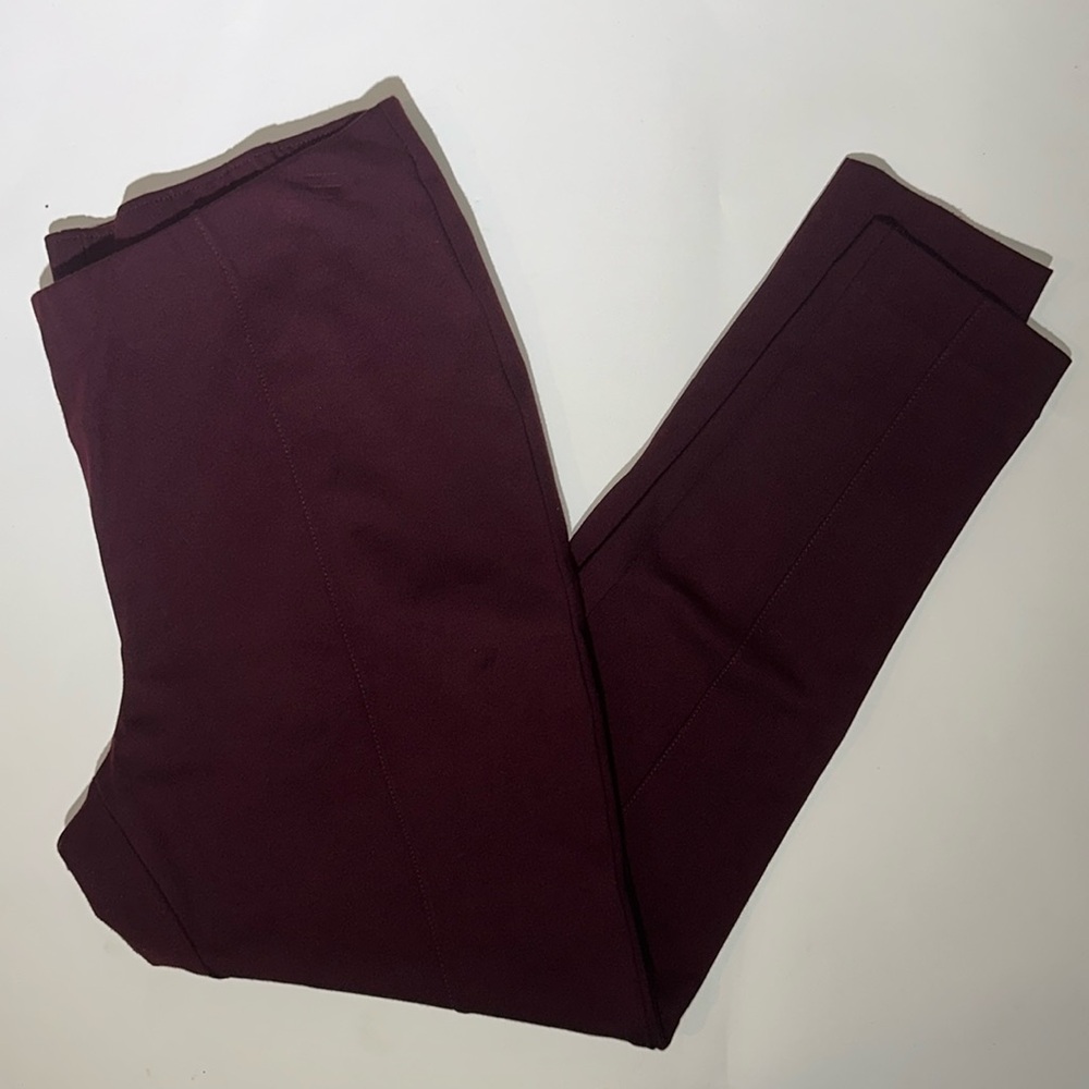 JJill Merlot Ponte Leggings